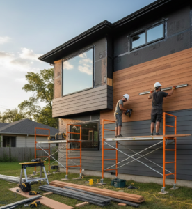 image de réalisation de bardage