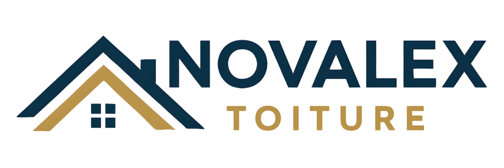 logo Novalex Toiture largeur avec lueur externe blanche