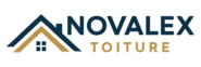 logo Novalex Toiture largeur avec lueur externe blanche