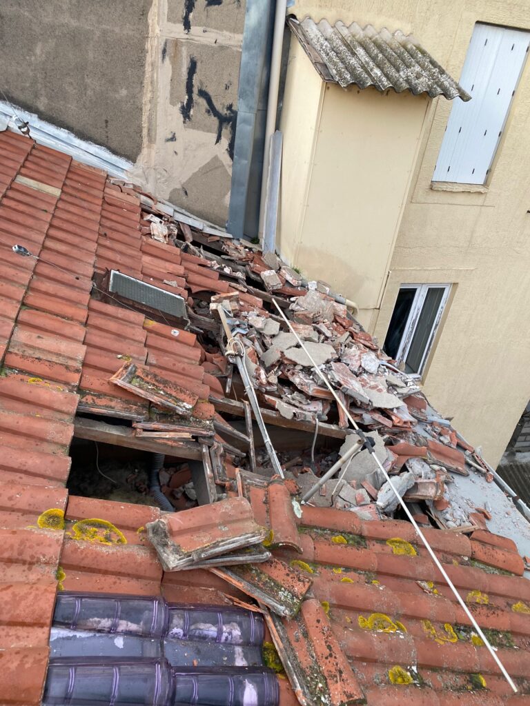 Chantier Novalex Toiture avant travaux