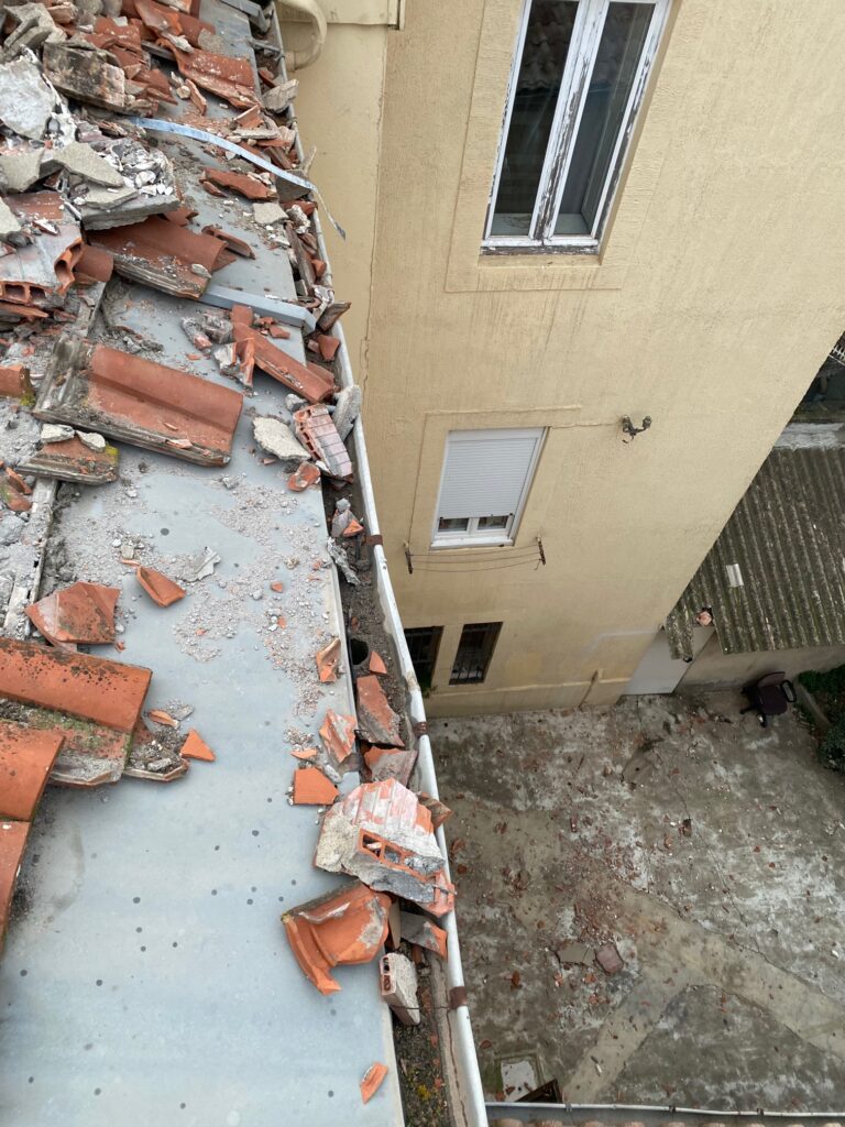 Chantier Novalex Toiture avant travaux