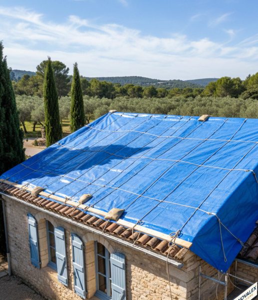 bache sécurisée novalex toiture