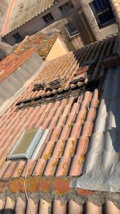 image réparation de toiture avant